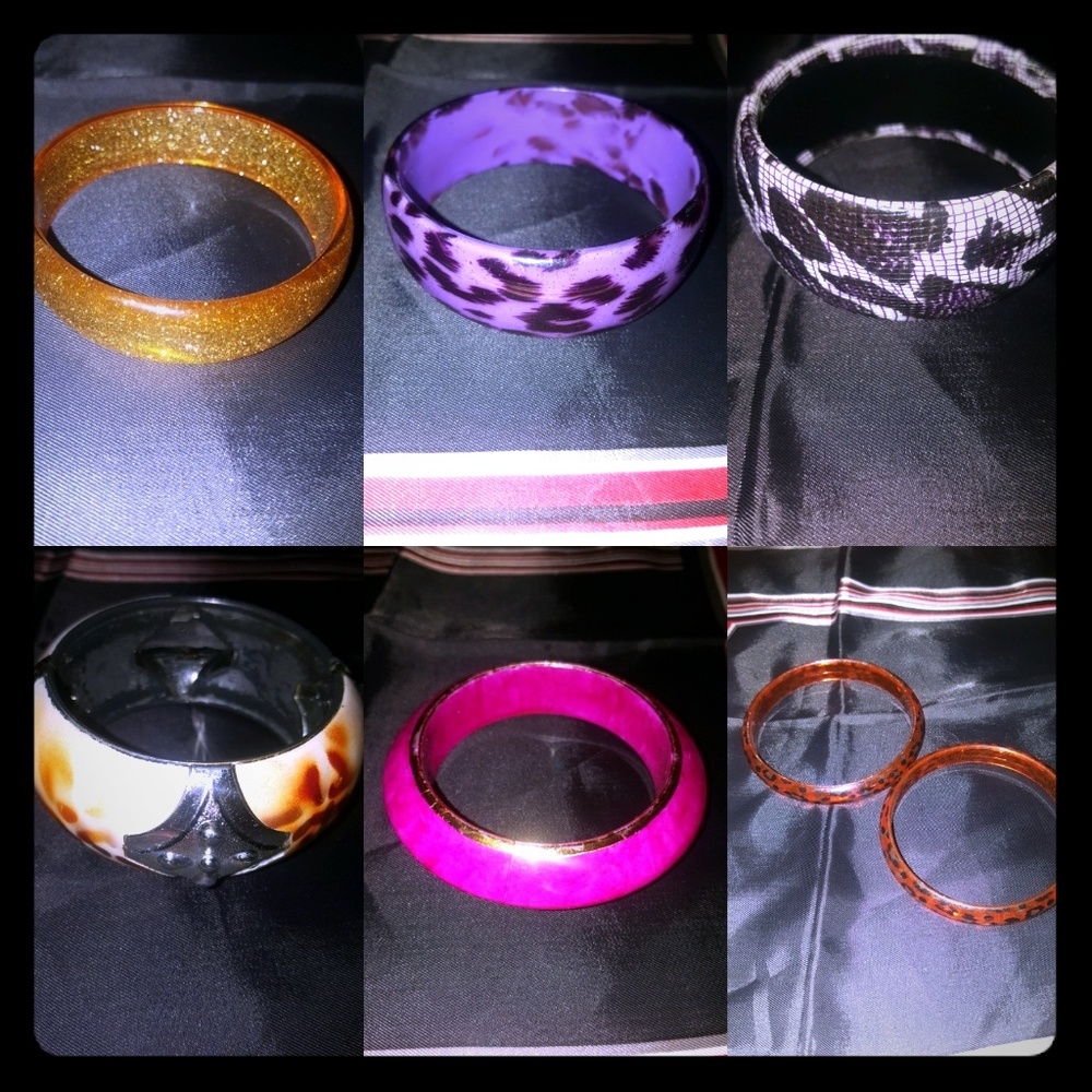 Acrylic bangles